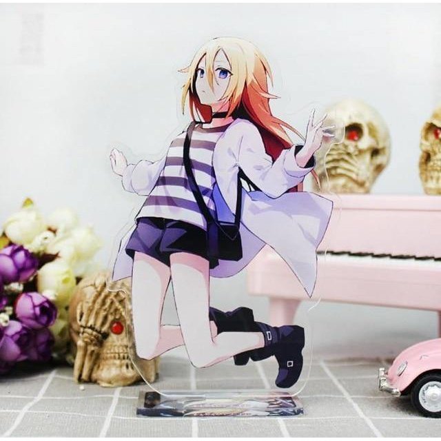 Japanese Satsuriku No Tenshi Angels of Death Acrylic Stand Figure Zack and Rachel Gardner - 16cm - Cosplay Gift and Anime Toy