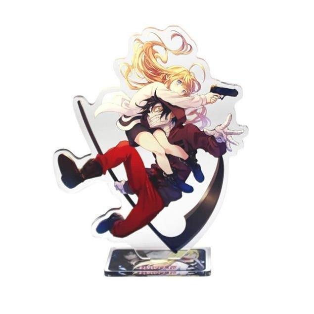 Japanese Satsuriku No Tenshi Angels of Death Acrylic Stand Figure Zack and Rachel Gardner - 16cm - Cosplay Gift and Anime Toy