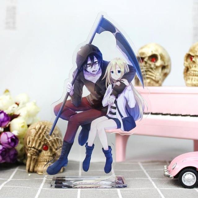 Japanese Satsuriku No Tenshi Angels of Death Acrylic Stand Figure Zack and Rachel Gardner - 16cm - Cosplay Gift and Anime Toy