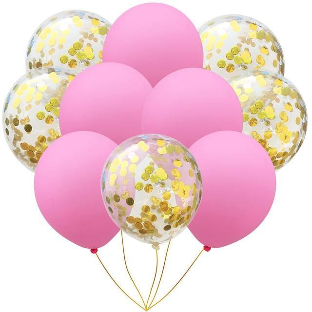 10pcs/pack Inflatable Ball Toy 10 inch Birthday Wedding Pink Rose Gold Balloon Toy Inflatable Cartoon Hat Children Party Toy Hat