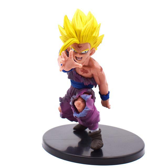 11-23CM Dragon Ball Z Super Goku Son Gohan Broly Vegeta Cell Frieza Buu Broli Trunks Burdock PVC Action Figures Collectible Toys