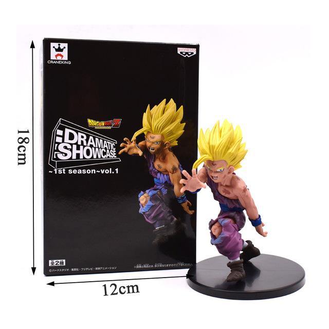 11-23CM Dragon Ball Z Super Goku Son Gohan Broly Vegeta Cell Frieza Buu Broli Trunks Burdock PVC Action Figures Collectible Toys