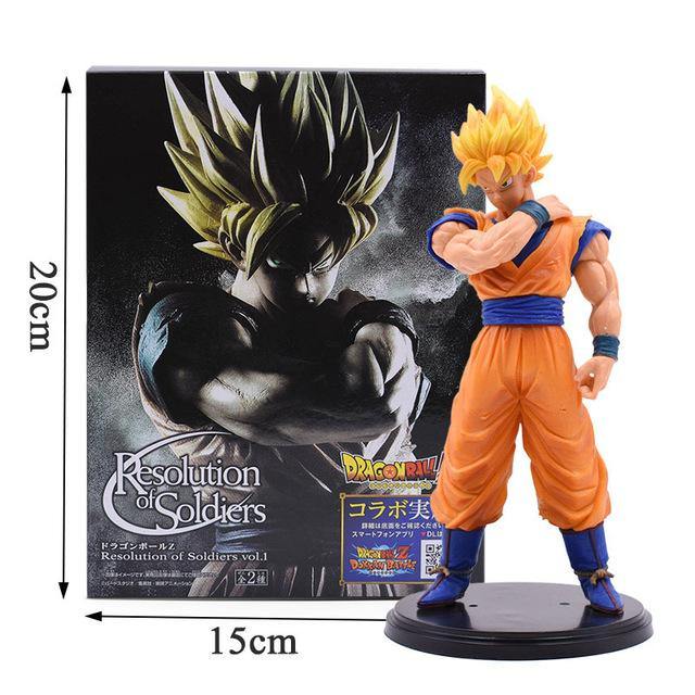 11-23CM Dragon Ball Z Super Goku Son Gohan Broly Vegeta Cell Frieza Buu Broli Trunks Burdock PVC Action Figures Collectible Toys