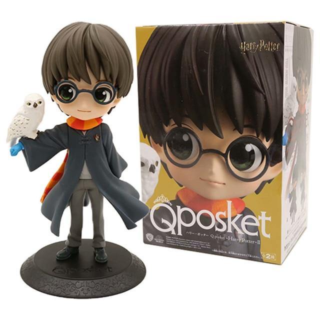 12cm QPosket Big Eyes Potter Snape Hermione Cute Action Figure PVC Model Toys Doll Christmas Gift for Kids