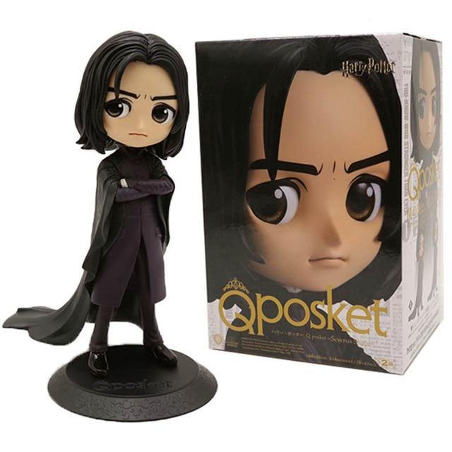 12cm QPosket Big Eyes Potter Snape Hermione Cute Action Figure PVC Model Toys Doll Christmas Gift for Kids