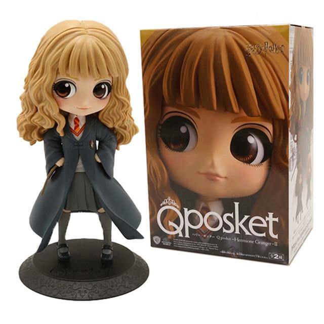 12cm QPosket Big Eyes Potter Snape Hermione Cute Action Figure PVC Model Toys Doll Christmas Gift for Kids