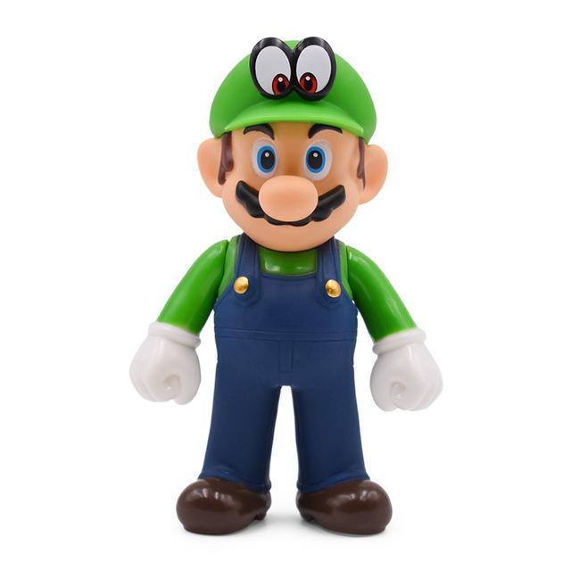 13cm Super Mario Figures Toys Super Mario Bros Bowser Luigi Koopa Yoshi Mario Maker Odyssey PVC Action Figure Model Dolls Toy