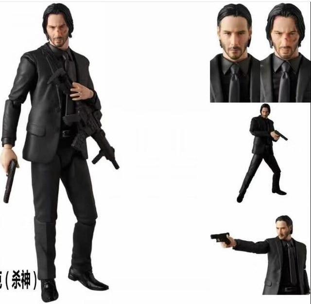 17cm John Wick Chapter 2 Action figure toys doll Christmas gift with box but no dog