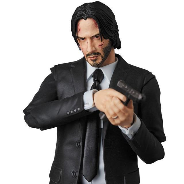 17cm John Wick Chapter 2 Action figure toys doll Christmas gift with box but no dog