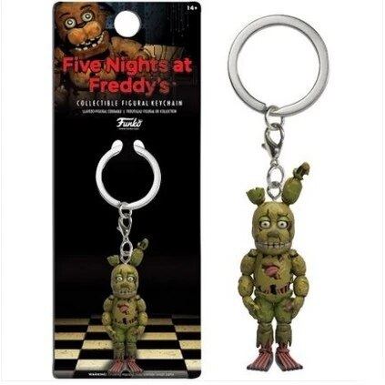 1pc Five Nights at Freddys keychain Action Figures Anime PVC FNAF Freddy keychain Ring Figure Toys For Children Model 5cm