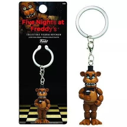 1pc Five Nights at Freddys keychain Action Figures Anime PVC FNAF Freddy keychain Ring Figure Toys For Children Model 5cm