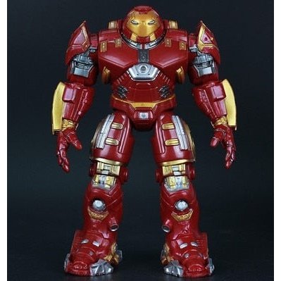 2018 Marvel Avengers 3 Iron Man Hulkbuster Armor Joints Movable dolls Mark With LED Light PVC Action Figure Collection Model Toy