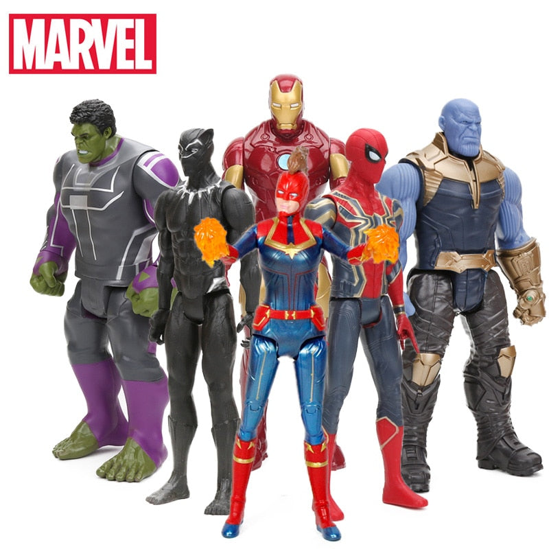 2019 29cm Marvel Captain the Avengers 4 Toys INFINITY WAR Thanos Action Figures TITAN HERO SERIES Figure Collectible Model Toy