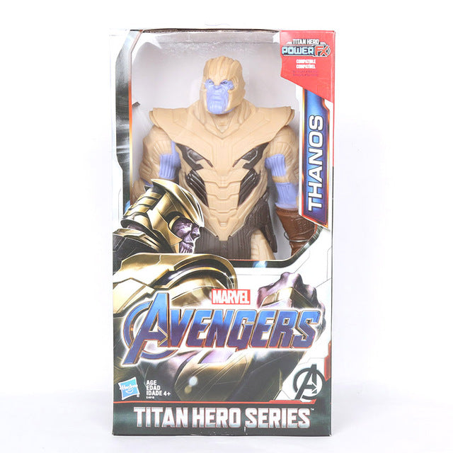 2019 29cm Marvel Captain the Avengers 4 Toys INFINITY WAR Thanos Action Figures TITAN HERO SERIES Figure Collectible Model Toy