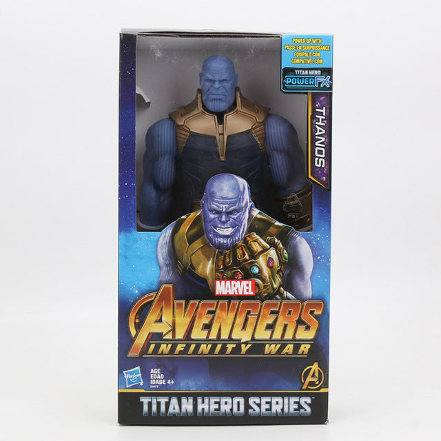 2019 29cm Marvel Captain the Avengers 4 Toys INFINITY WAR Thanos Action Figures TITAN HERO SERIES Figure Collectible Model Toy