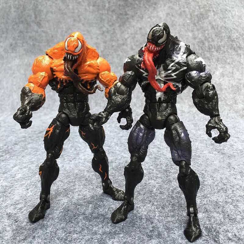 2019 new Marvel Red Venom Carnage in Movie The Amazing SpiderMan BJD Joints Movable Action Figure Model Toys 18cm kids toys