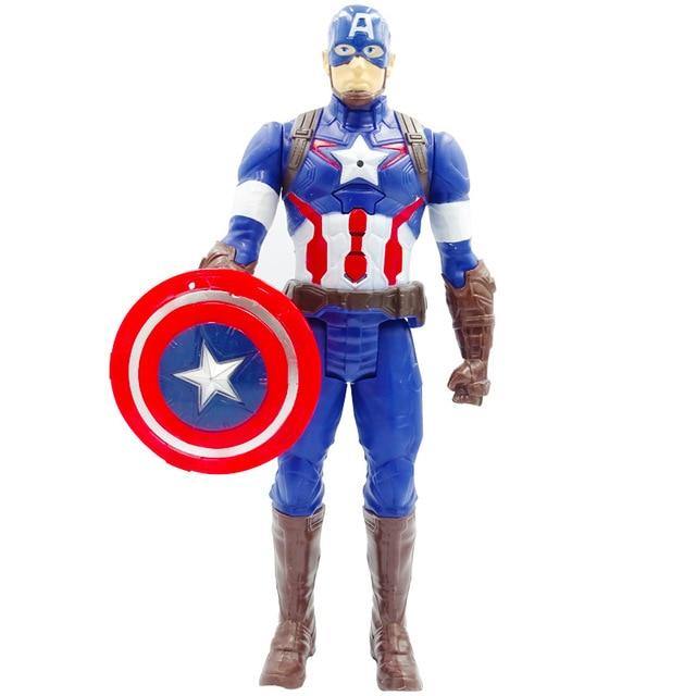 30cm Marvel Avengers Venom Batman Superman The Flash Thanos Hulk Wolverine Black Panther Spiderman Action Figure Doll Toys Kids