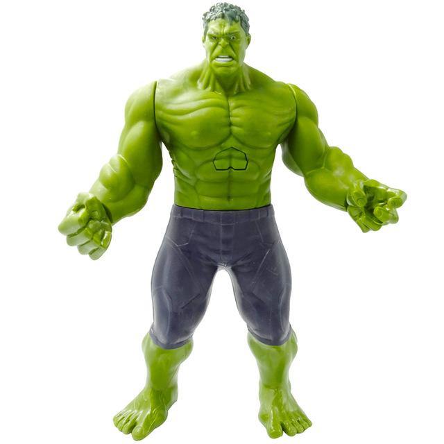 30cm Marvel Avengers Venom Batman Superman The Flash Thanos Hulk Wolverine Black Panther Spiderman Action Figure Doll Toys Kids