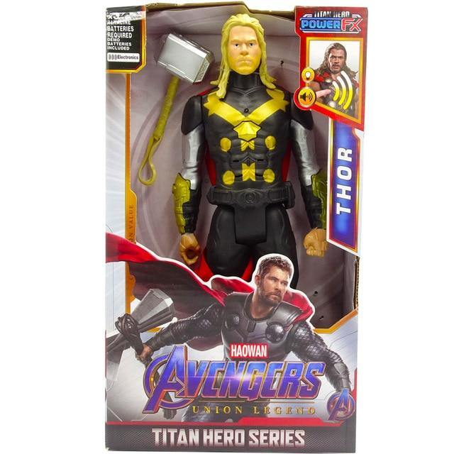 30cm Marvel Avengers Venom Batman Superman The Flash Thanos Hulk Wolverine Black Panther Spiderman Action Figure Doll Toys Kids