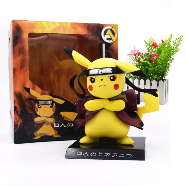 4 Styles Anime Cute Pikachu Cosplay Deadpool Batman Darth Vader Naruto PVC Action Figure Dolls Collection Model Christmas Toy