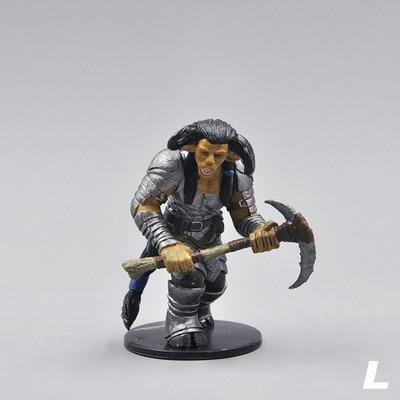 50pcs TRPG miniature game Elf dwarf warrior Priest Warlock Rogue Giant dungeons monster undead creature beast dragons figure