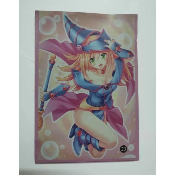 50pcs/lot Anime Yu-Gi-Oh! Dark Magician Girl yugioh Cosplay Board Games Card Sleeves Barrier Protector toy gift