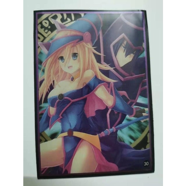 50pcs/lot Anime Yu-Gi-Oh! Dark Magician Girl yugioh Cosplay Board Games Card Sleeves Barrier Protector toy gift