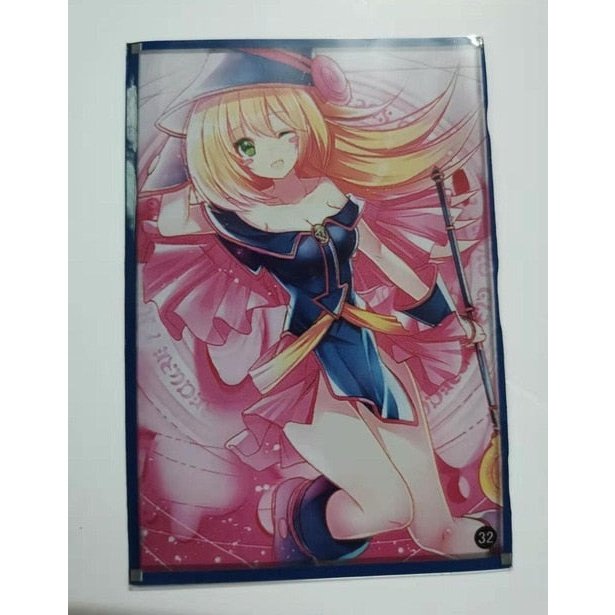 50pcs/lot Anime Yu-Gi-Oh! Dark Magician Girl yugioh Cosplay Board Games Card Sleeves Barrier Protector toy gift