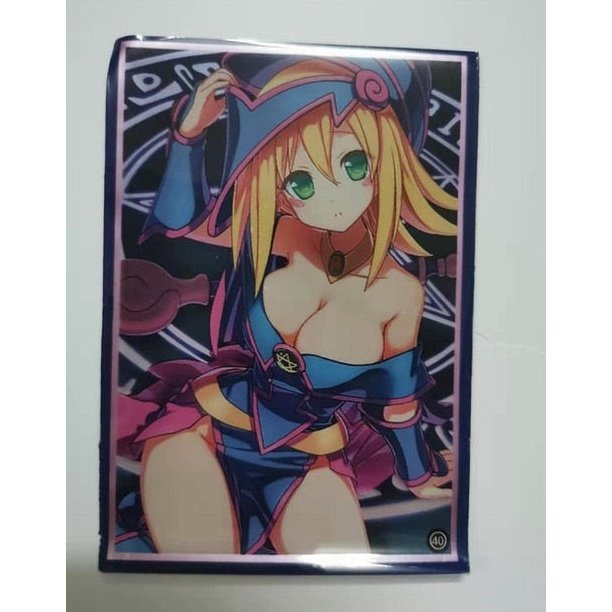 50pcs/lot Anime Yu-Gi-Oh! Dark Magician Girl yugioh Cosplay Board Games Card Sleeves Barrier Protector toy gift