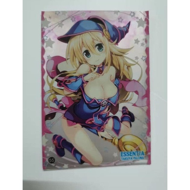 50pcs/lot Anime Yu-Gi-Oh! Dark Magician Girl yugioh Cosplay Board Games Card Sleeves Barrier Protector toy gift