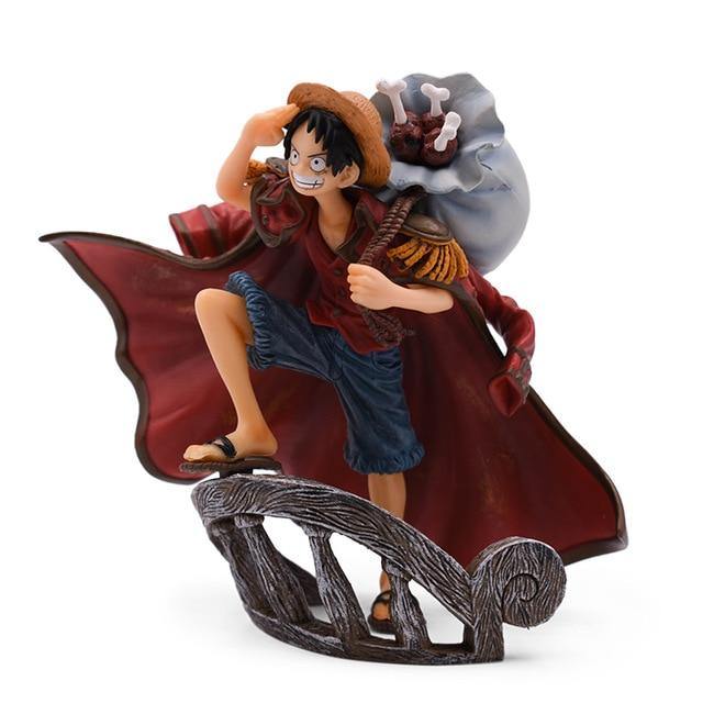 9 Styles Anime One Piece Luffy Chopper Dracule Mihawk Going Merry Shanks PVC Action Figure Collectible Model Christmas Gift Toy