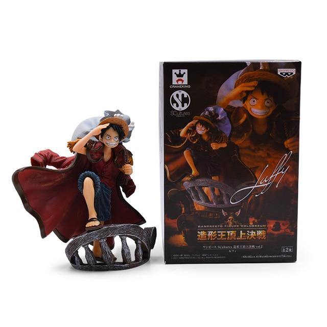 9 Styles Anime One Piece Luffy Chopper Dracule Mihawk Going Merry Shanks PVC Action Figure Collectible Model Christmas Gift Toy