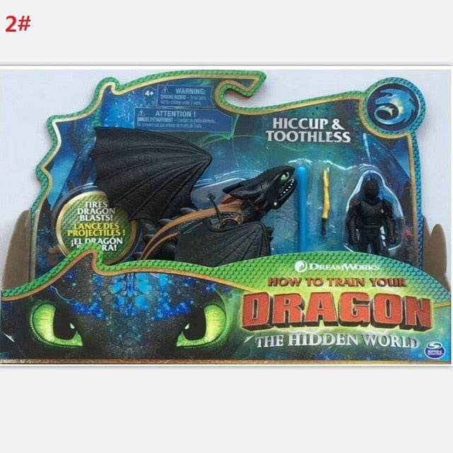 9"23cm How to Train Your Dragon Toothless Action figure Light Fury Toothless Toys For Children's Birthday Gifts