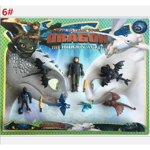 9"23cm How to Train Your Dragon Toothless Action figure Light Fury Toothless Toys For Children's Birthday Gifts