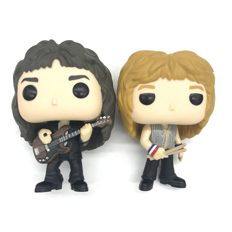 AOSST Original High quality rocks roger Taylor /John deacon queens band model toy vinyl figure no box