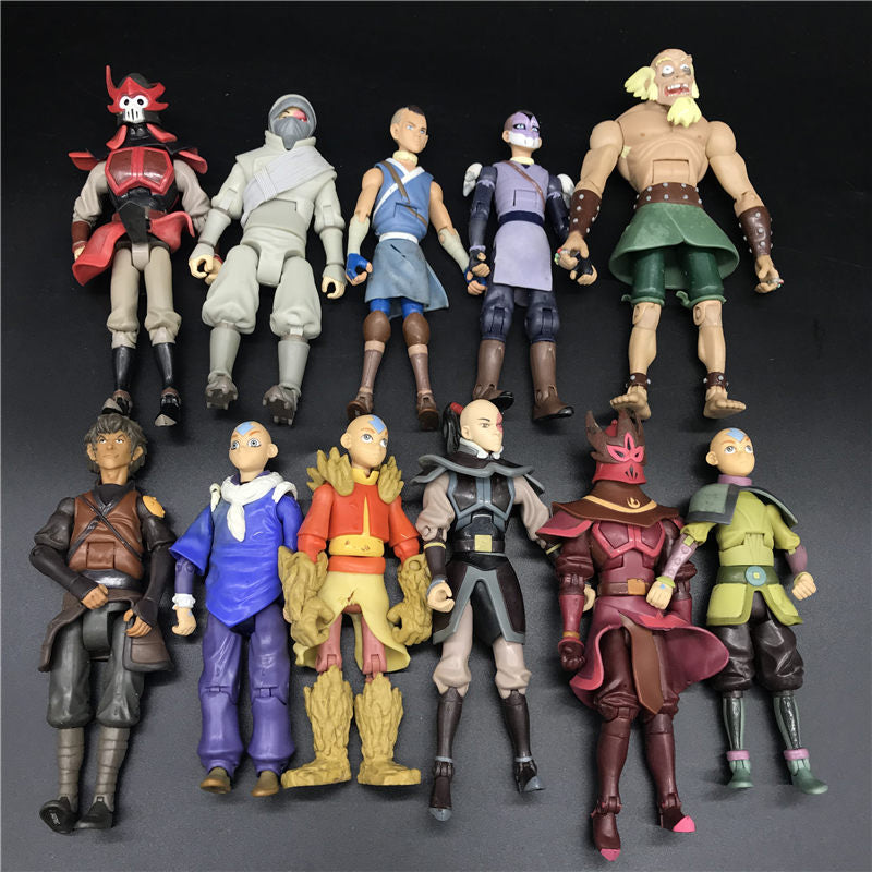 Avatar Series of characters the last airbenders arctic stealth zuko Action Figure model Toy Xmas Gift Limbs can move have flaws