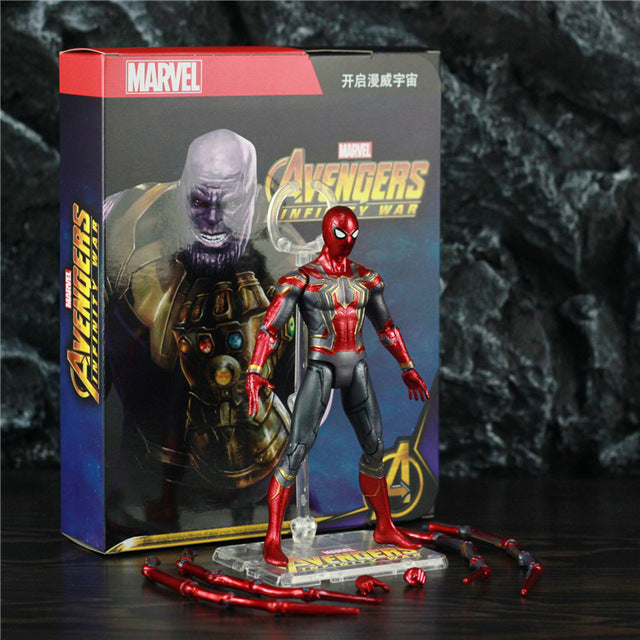 Avengers 4 Endgame Captain America Marvel Thor Iron Spider Man 6" Movie Action Figure Doll Infinity War Legends Spiderman Toys