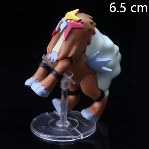 Big size X Y Hydreigon Entei Genesect Raichu pika anime action & toy figures Collection model toys pks movable base