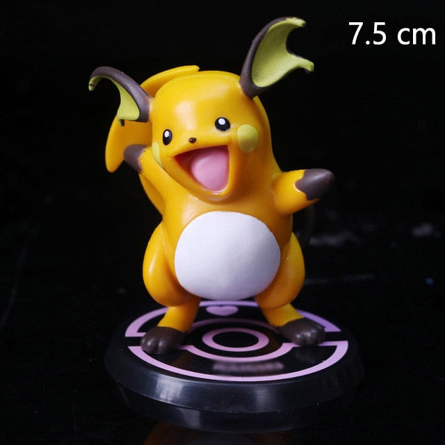 Big size X Y Hydreigon Entei Genesect Raichu pika anime action & toy figures Collection model toys pks movable base