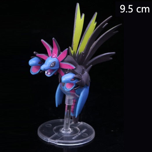 Big size X Y Hydreigon Entei Genesect Raichu pika anime action & toy figures Collection model toys pks movable base