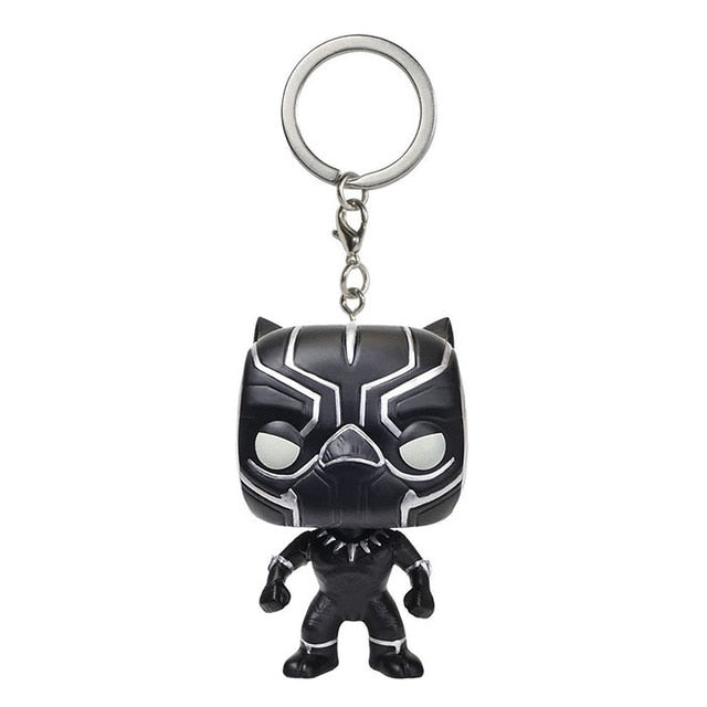 DC Marvel the avengers 2 Super heroes Keychain toy Spider-man Batman Superman Deadpool Iron Man Hulk Captain America Vinyl Toys