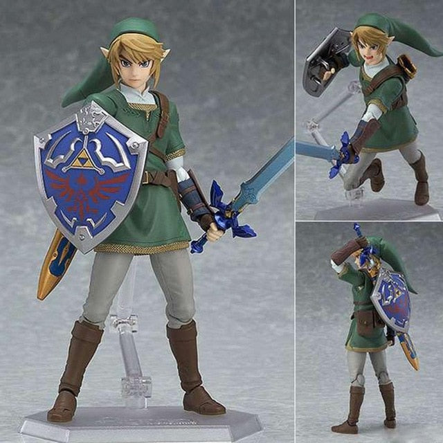 Figma 319 320 Zelda Skyward Sword Link Twilight Princess Action Figure Toys Doll