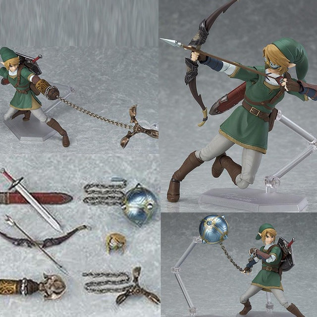 Figma 319 320 Zelda Skyward Sword Link Twilight Princess Action Figure Toys Doll