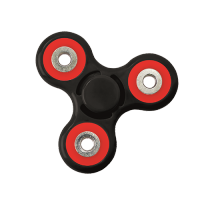 Finger Spinner Red with Black