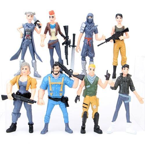 Fornite Battle Royale PVC Action Figures Llama Game Model Gun Weapons Figurines Collectible Dolls Kids Toys for Children Boys