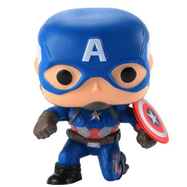 FUNKO POP Avengers Infinity War Thanos Captain America Iron Man Action Figure Thor Toy Spiderman Panther PVC Model Doll for Boy