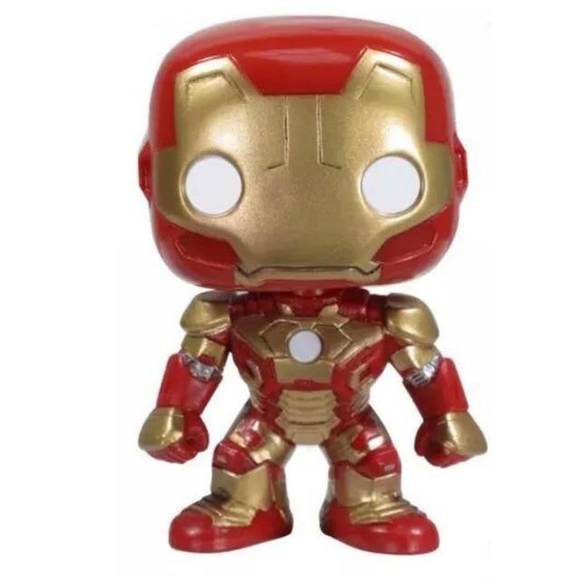 FUNKO POP Avengers Infinity War Thanos Captain America Iron Man Action Figure Thor Toy Spiderman Panther PVC Model Doll for Boy