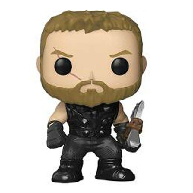 FUNKO POP Avengers Infinity War Thanos Captain America Iron Man Action Figure Thor Toy Spiderman Panther PVC Model Doll for Boy