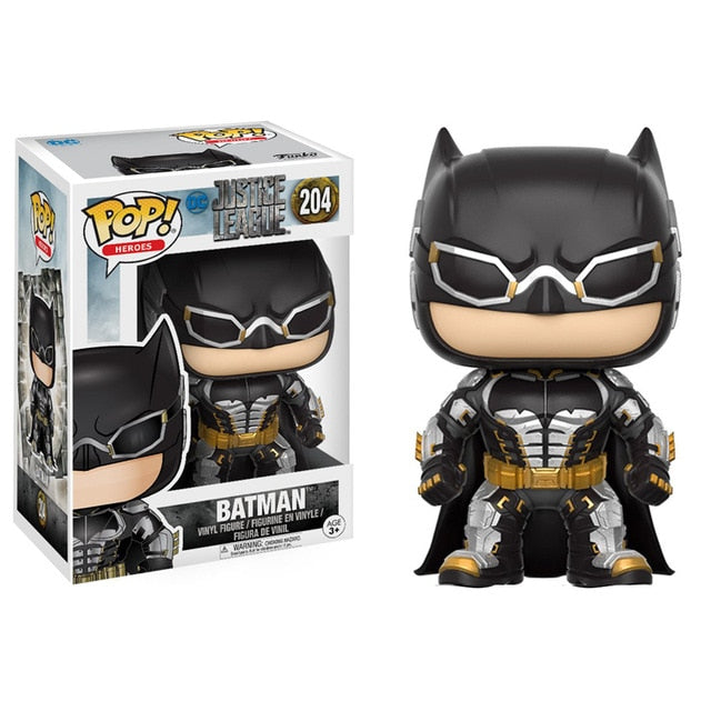 funko pop figura Justice League DC toys Batman super heroes 10CM pvc action figure collection model movie figures doll with box