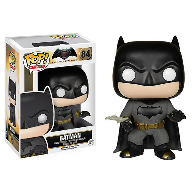 funko pop figura Justice League DC toys Batman super heroes 10CM pvc action figure collection model movie figures doll with box